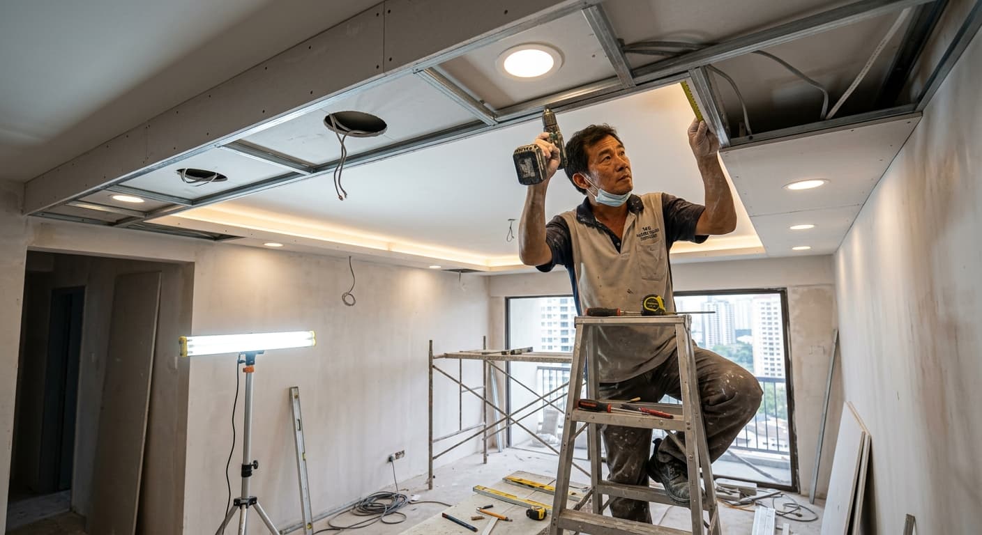 Kos Plaster Ceiling — Harga Sebenar Per Sqft