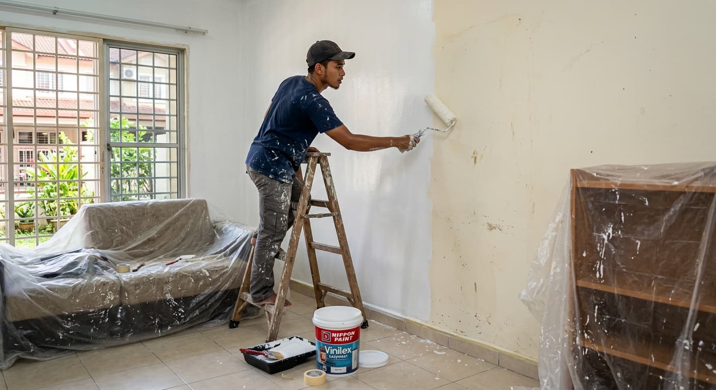 Harga Cat Rumah — Kos Sebenar Per Sqft
